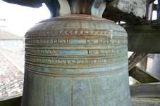 Les inscriptions de la cloche n° 2